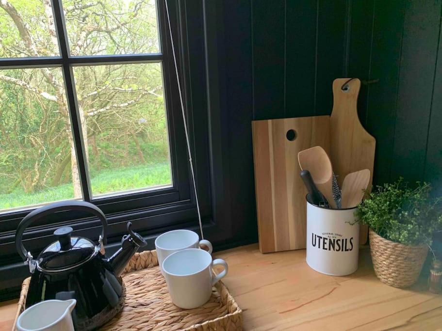 Cornwall Woodland Shepherd'S Hut - Dennis Hut Bodmin Εξωτερικό φωτογραφία