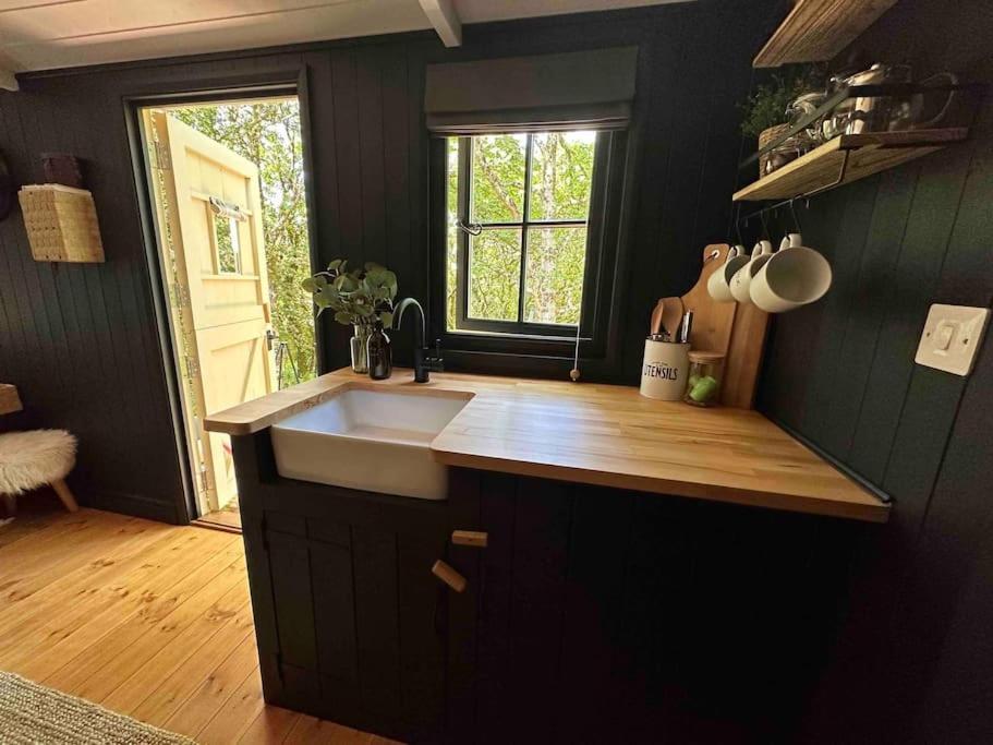 Cornwall Woodland Shepherd'S Hut - Dennis Hut Bodmin Εξωτερικό φωτογραφία